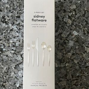 West Elm Sidney Flatware Set - Elegant Silver